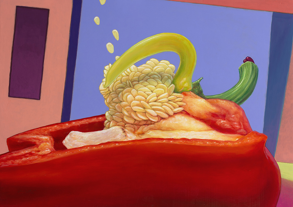 Sprouting Bell Pepper